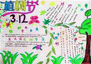 植树节的由来_植树节手抄报图片大全
