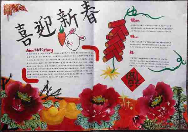 <b>喜迎新春_春节手抄报内容</b>