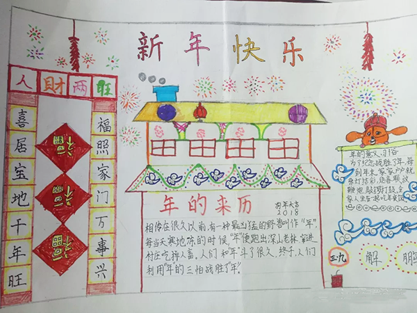 <b>新年快乐_新年快乐的手抄报</b>
